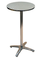 Aluminium Bar Poseur Tables